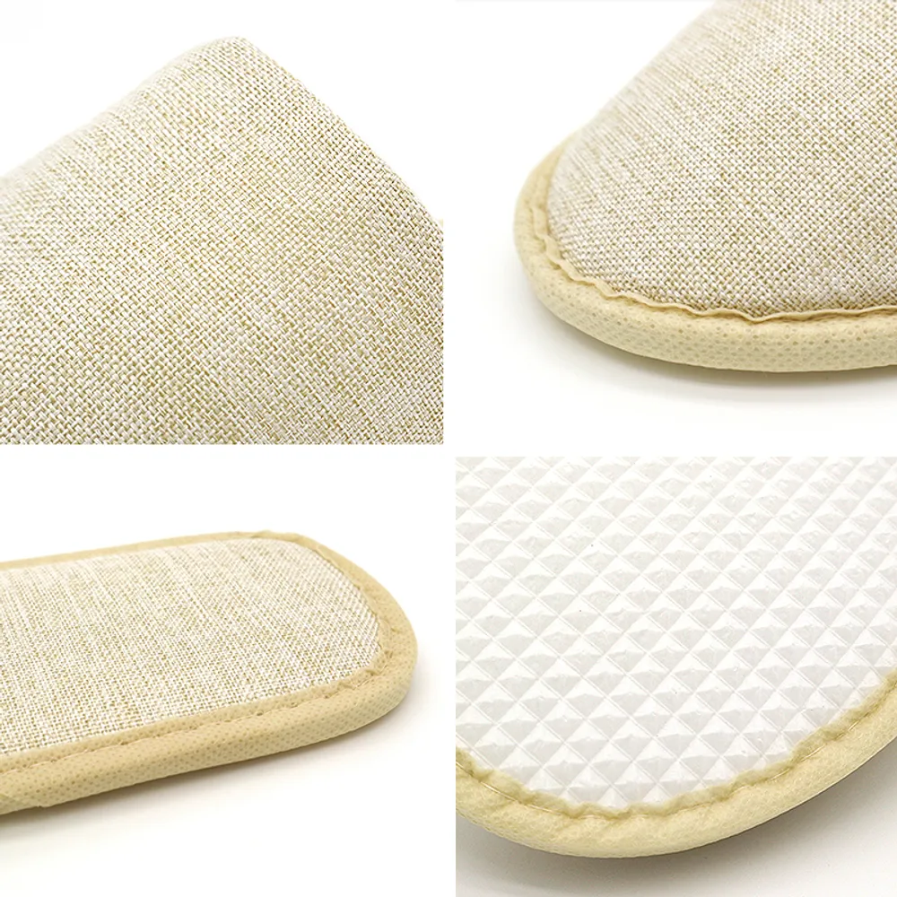 Eco Linen Hotel Slipper — Image 5