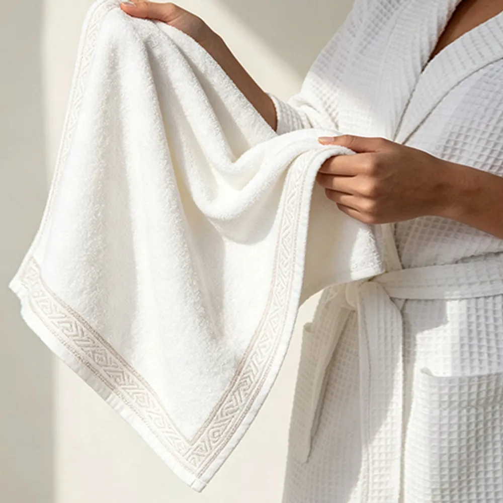 16S Platinum Satin Border Face Towel — Image 5